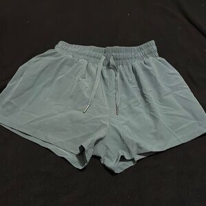 Amazon Essentials Gray Athletic Shorts with Elastic Waistband